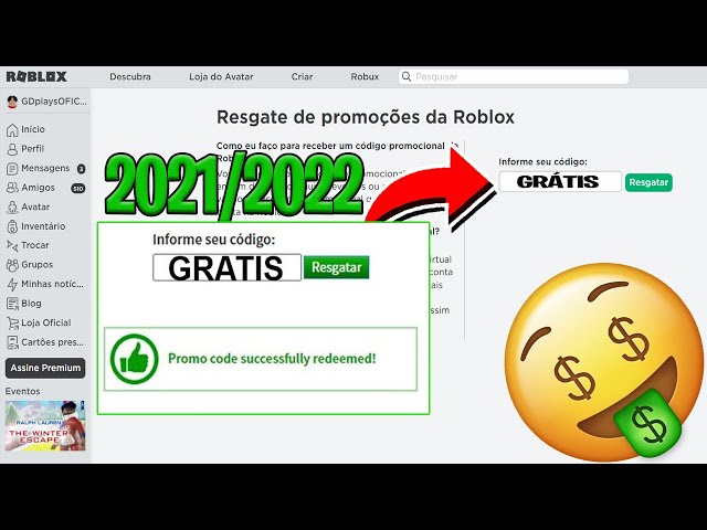 Codigos do Robux – Lista Completa (Março 2023) « Full Codigos