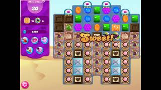Candy crush saga 8521 hard level, sugar stars, with free booster wheel screenshot 5