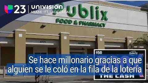 Se hace millonario gracias a que alguien se le coló en la fila para comprar lotería