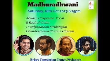 Madhuradhwani Abilash Giriprasad  Vocal