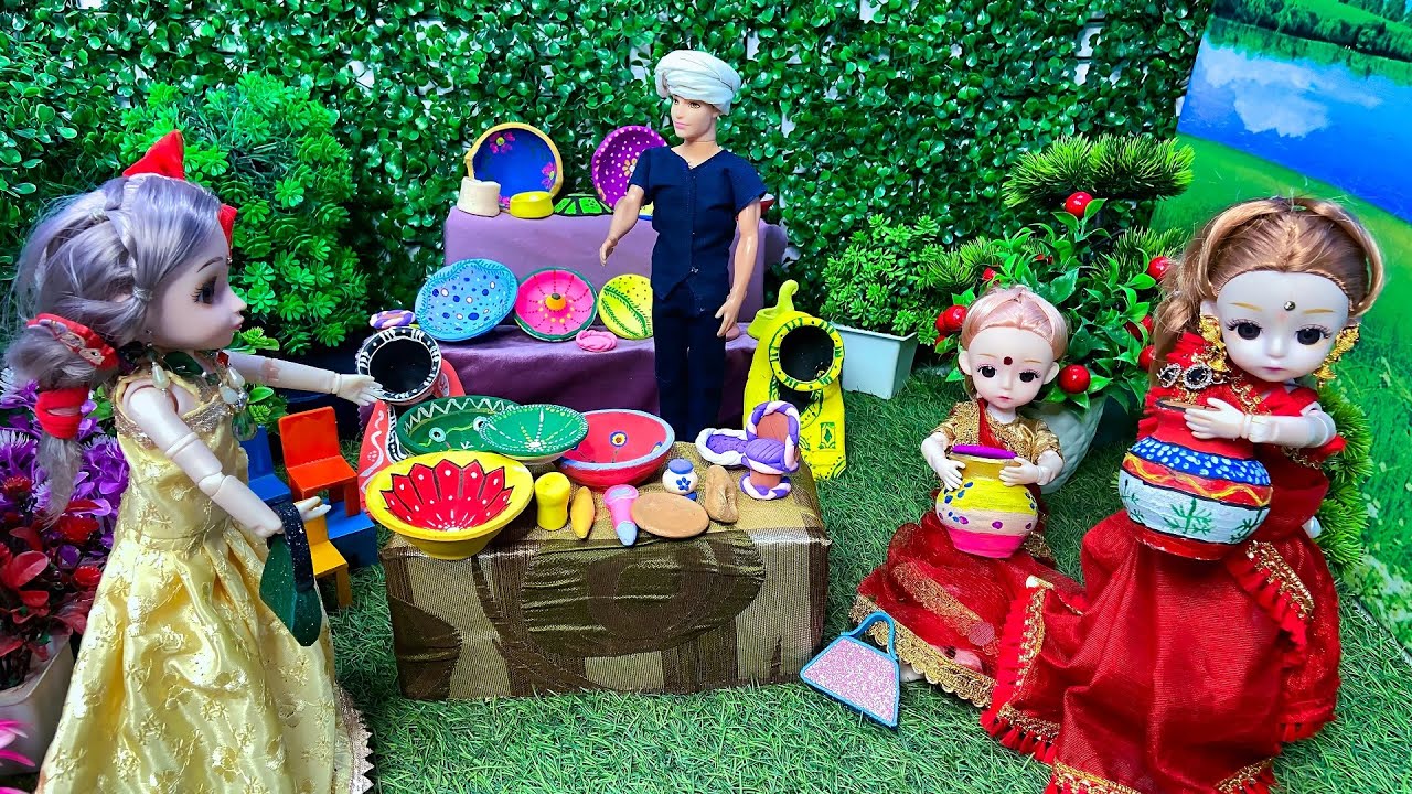 Barbie Doll Daily Routine/Radha Ki Kahani Part17/Barbie Ki Kahani