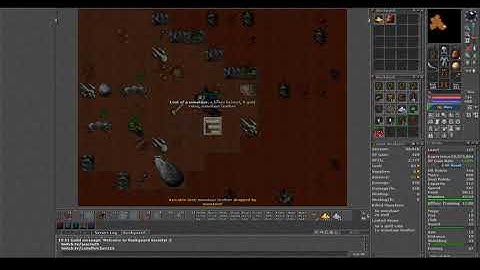 Rookgaard: 3X Minotaur Leather in a minute!