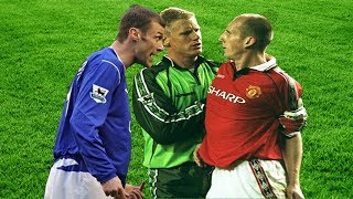 Duncan Ferguson Vs Jaap Stam●Wild Moments