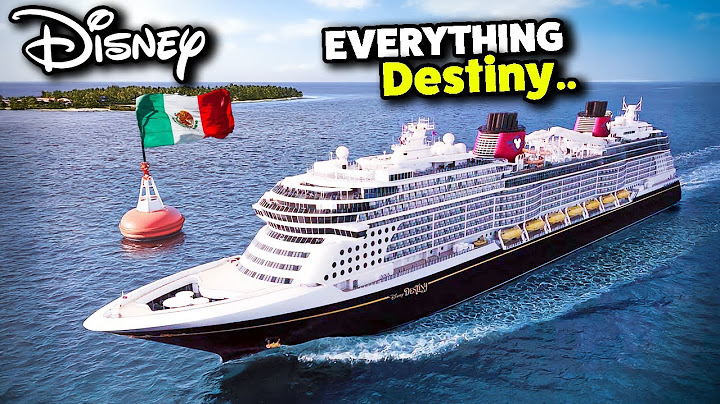 NEW Disney Cruise Ship! Everything YOU Need to KNOW on Disney Destiny!