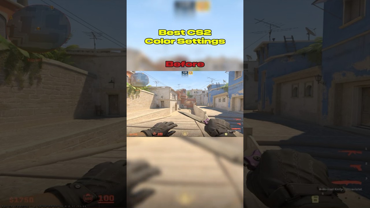 BEST SETTING COLOR CS2 #cs2 #cs2settings #cs2gameplay Realtime YouTube ...