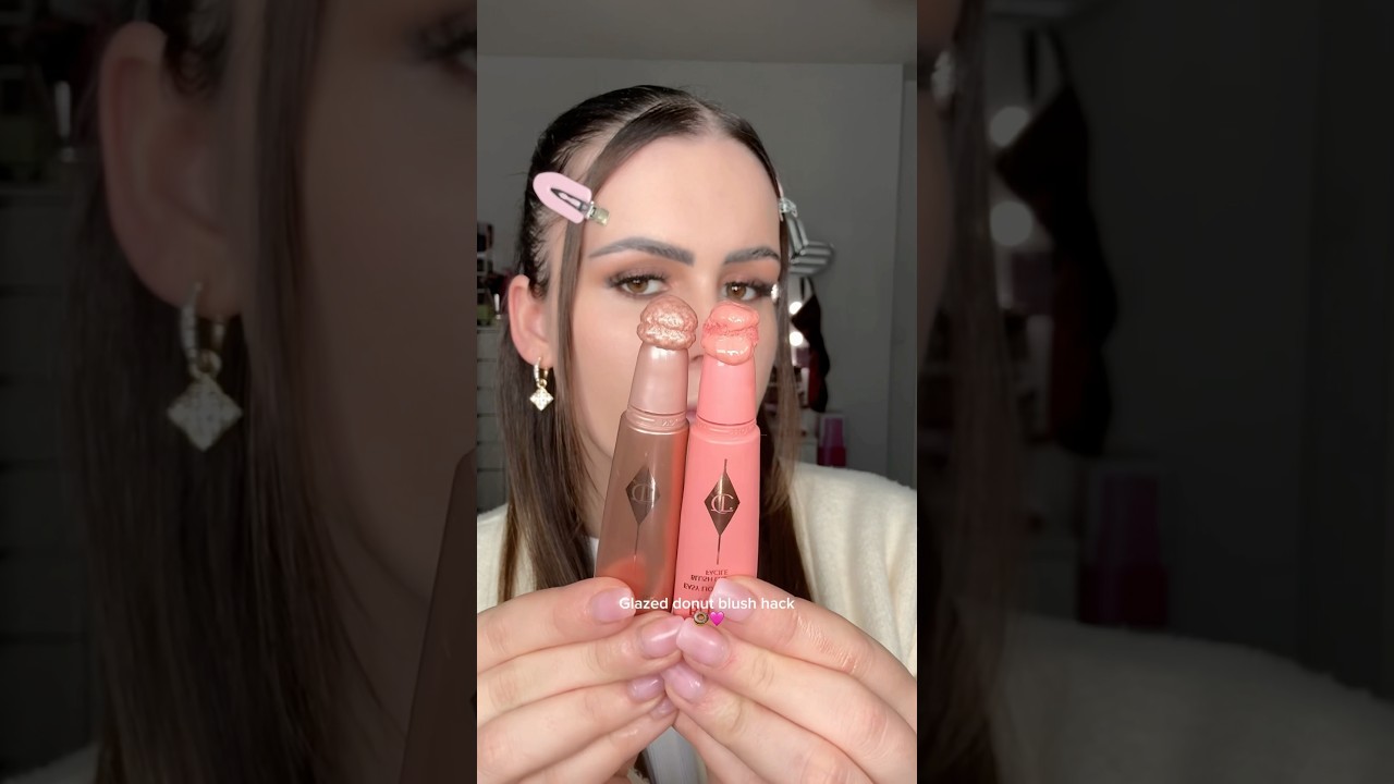 Glazed donut blush hack 