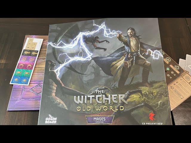 イレウス【ボードゲーム】ウィッチャー・オールドワールド拡張　メイジ Amazon.com: The Witcher Old World Mages Board Game Expansion