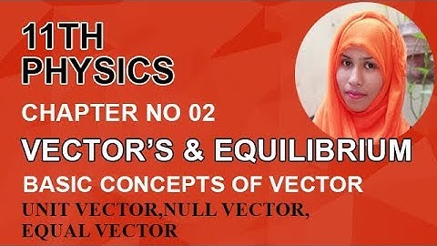 FSC Physics book 1, Ch 2, Unit Vector -Inter Part 1 Physics.