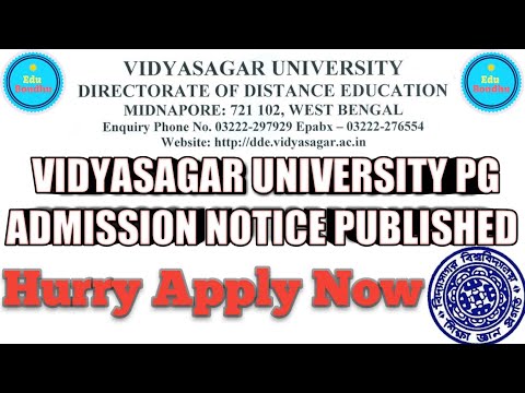 vidyasagar-university-pg-admission-notice-published-||-full-details-about-distance-pg-admission🔥🔥