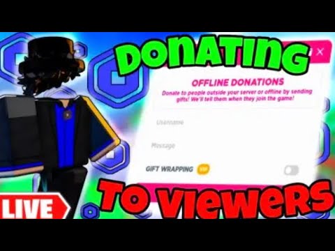 🔴LIVE🔴DONATING ROBUX TO VIEWERS! - YouTube