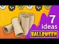 7 Manualidades de Halloween con rollos de papel muy fáciles