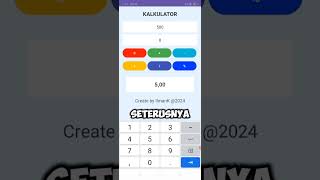 Preview Kalkulator Sederhana dengan Android Studio + Java