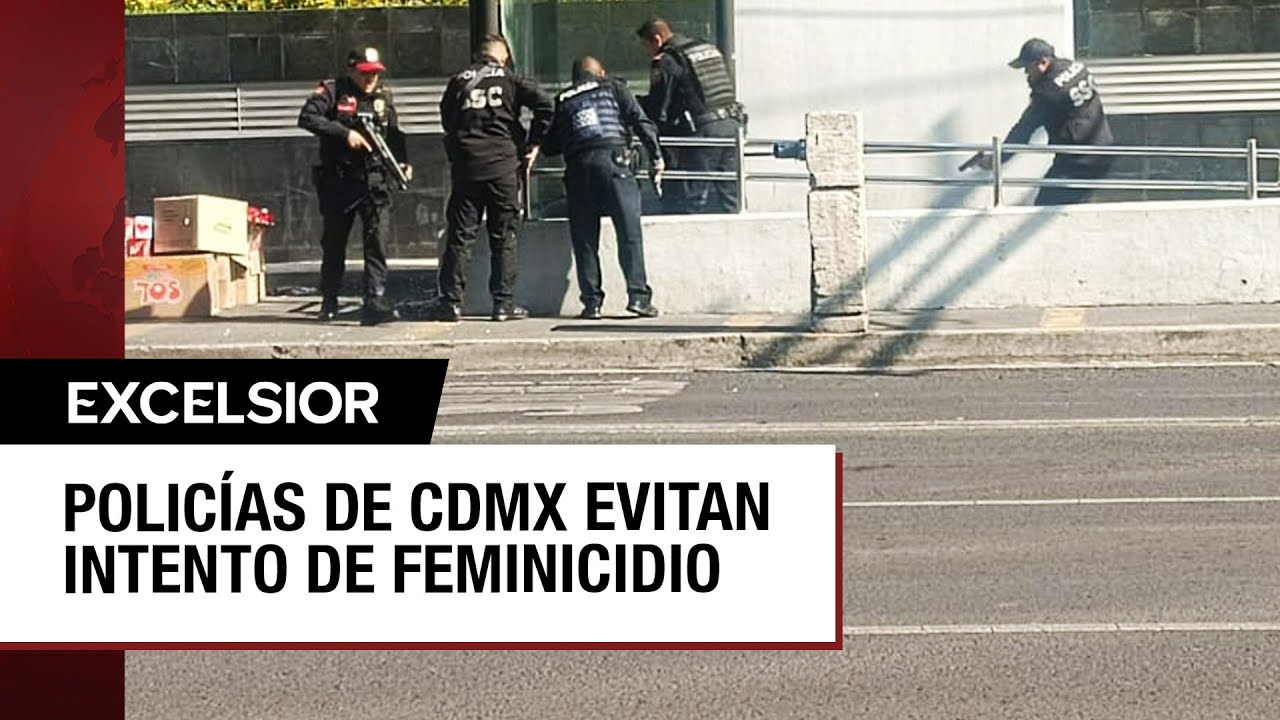 Hombre abatido en Insurgentes Sur, CDMX, intentó agredir a mujer