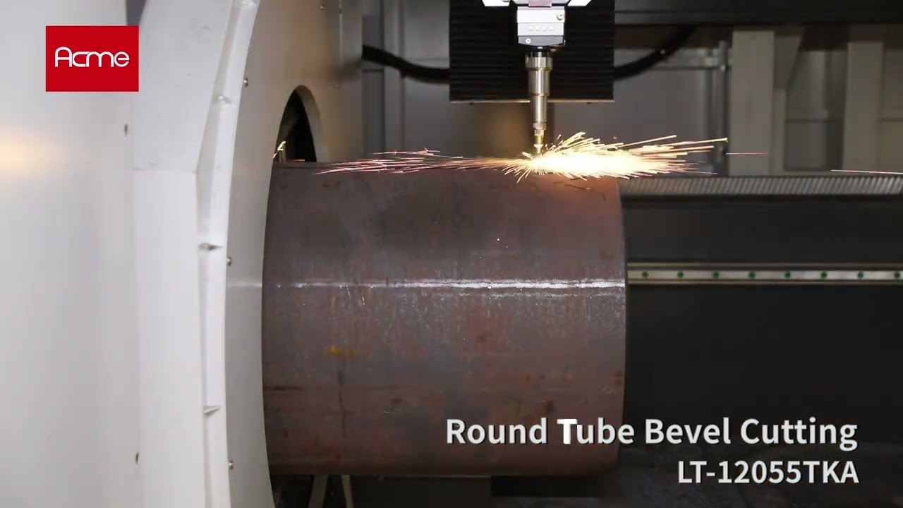 Cutting display-12055TKA-round pipe bevel cutting- 508*10mm size 