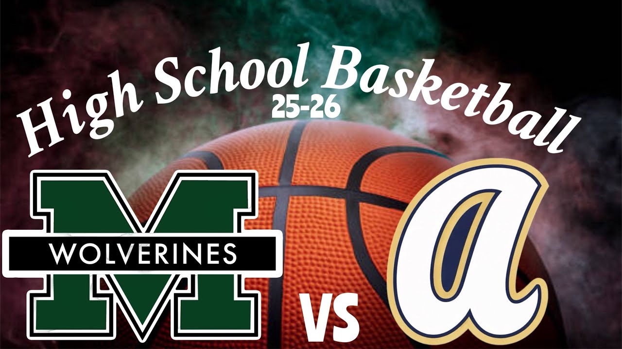 High School Basketball First Round Avoyelles Mustangs vs Mansfield Wolverines