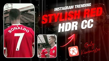 Red Color Correction like Aftereffects in Kinemaster Tutorial HDR CC 🔥😯