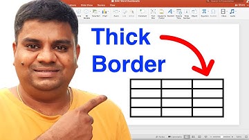 How to Change Table Border Thickness in PowerPoint
