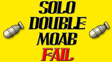 MW3: Solo Double MOAB Fail | Welcome New Subs 15k |