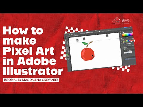How to make Pixel Art on Adobe Illustrator - YouTube