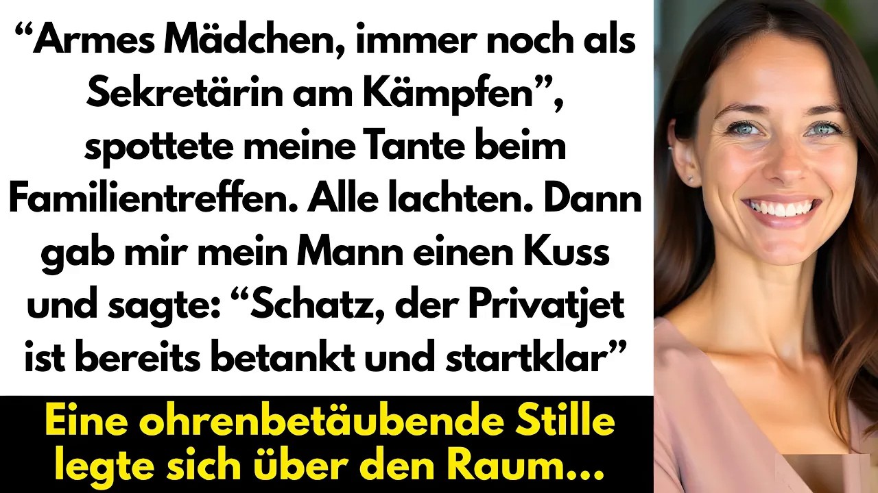 Meine Tante spottete “Sie schlägt sich nur als Sekretärin durch “Zehn Minuten später veränderte…