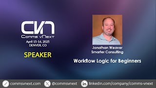 2025 - Jonathan Weaver - Workflow Logic for Beginners