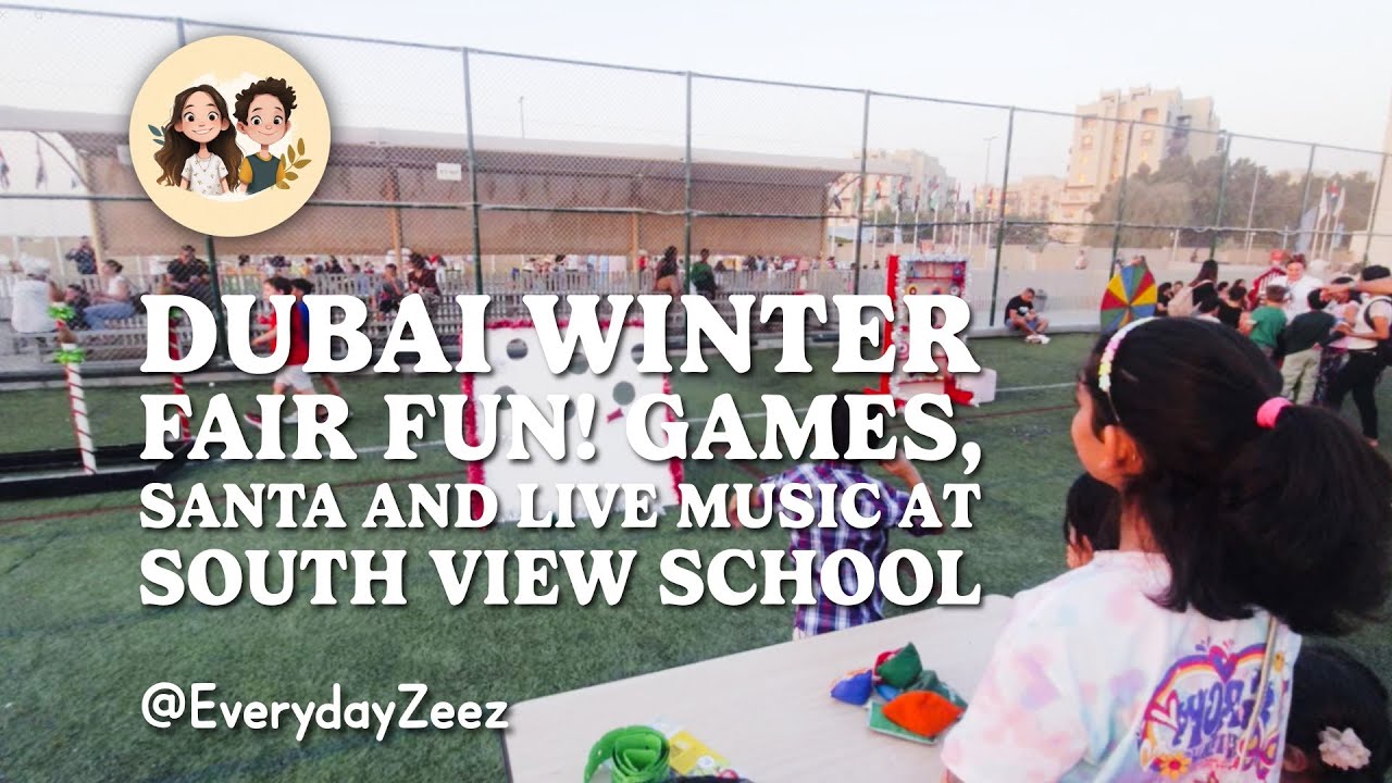 DUBAI Winter Fair FUN! Games, Santa and Live Music at South View School | EverydayZeez