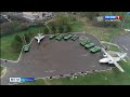 В костромском Парке Победы покрасили танки и проверили фонтан
