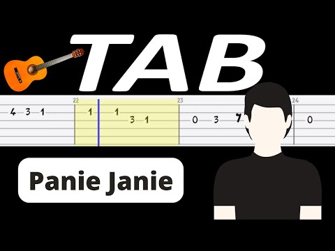 🎸 Panie Janie - melodia TAB (gitara) 🎵 TABY I NUTY W OPISIE 🎼