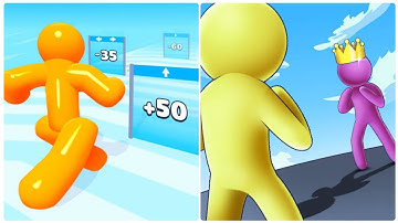 Tall Man 3D Vs Giant Rush 3D 🟤⚫️New Levels Big New Update Max Walkthrough Android iOS Gameplay