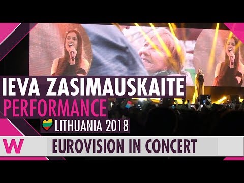 Ieva Zasimauskaitè "When We're Old" (Lithuania 2018) LIVE @ Eurovision in Concert 2018