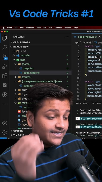 Quick trick to open Files in VS Code Easily! #mernstack #python - YouTube
