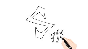 svfx logo white board animation