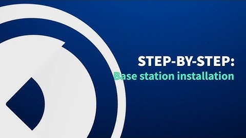 #5 EZtrack Video Tutorial Base Station Installation