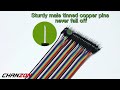 40-120Pcs 10cm 20cm 30cm Dupont Cable Line Jumper Wire Kit Male