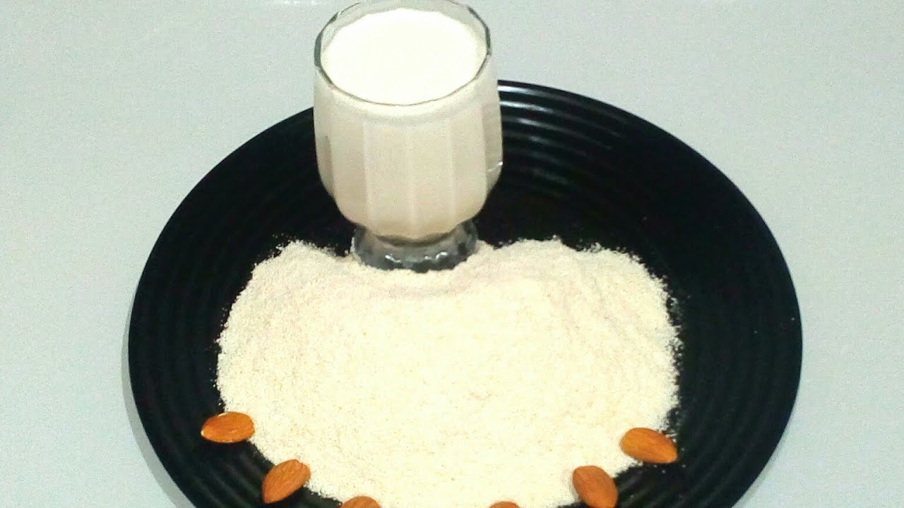 طريقة عمل دقيق وحليب اللوز ( طحين اللوز ) من  Amal Kitchen Diet 💝
