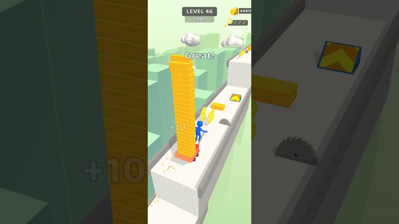 Brick Builder Gameplay level 46 TalhaPro Best Hyper Casual Offline Mobile Games Free Games 