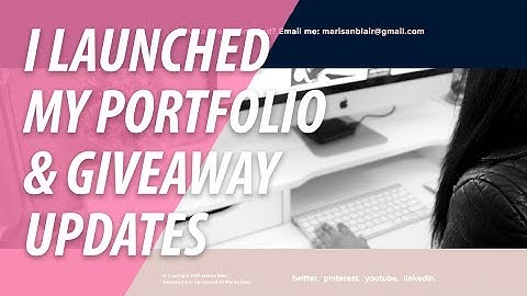 I Launched My Portfolio & Giveaway Updates | XO PIXEL