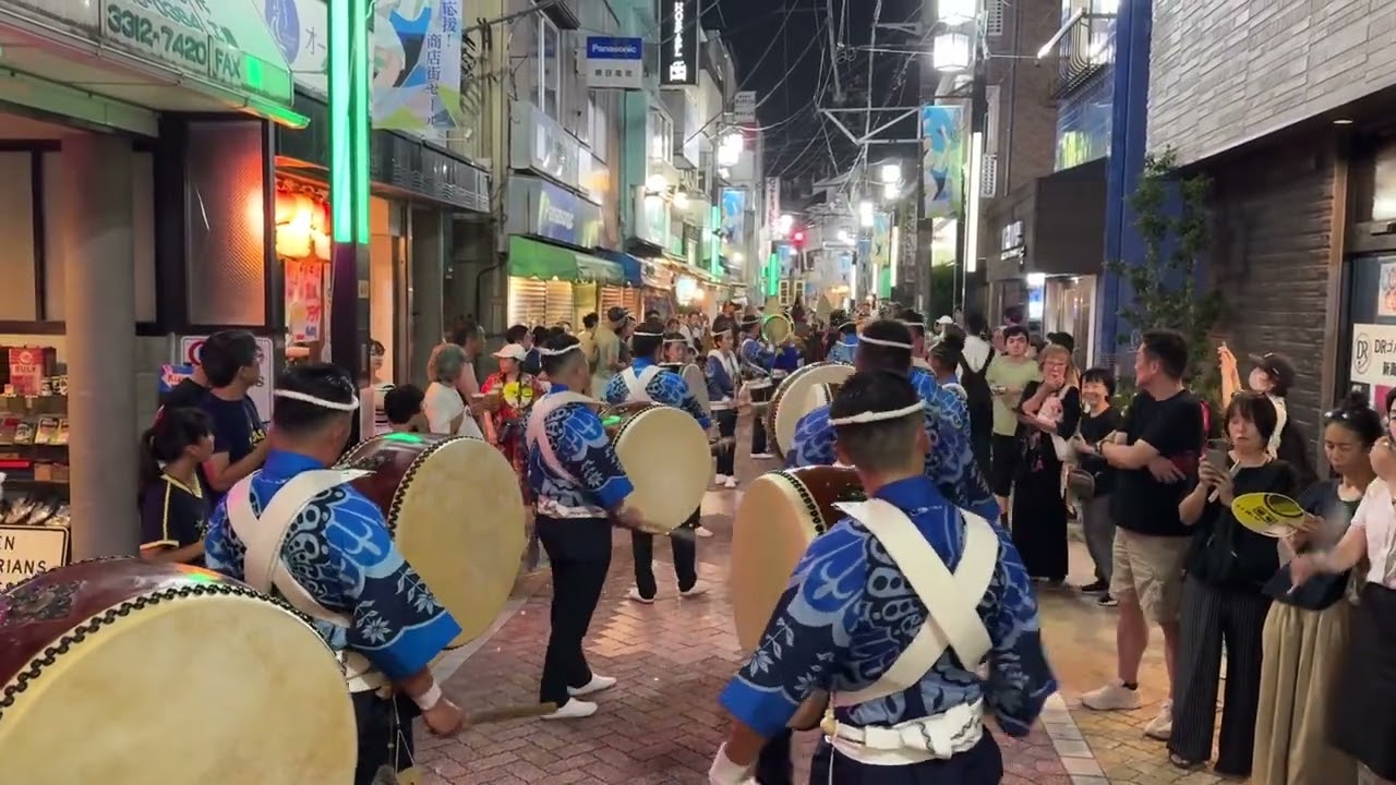 舞蝶連 2025 高円寺阿波踊り 前夜祭 ルック商店街②