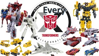 Every Transformers Collaborative Comparison List Tonka Street Fighter Maverick Top Gun v2. Canon