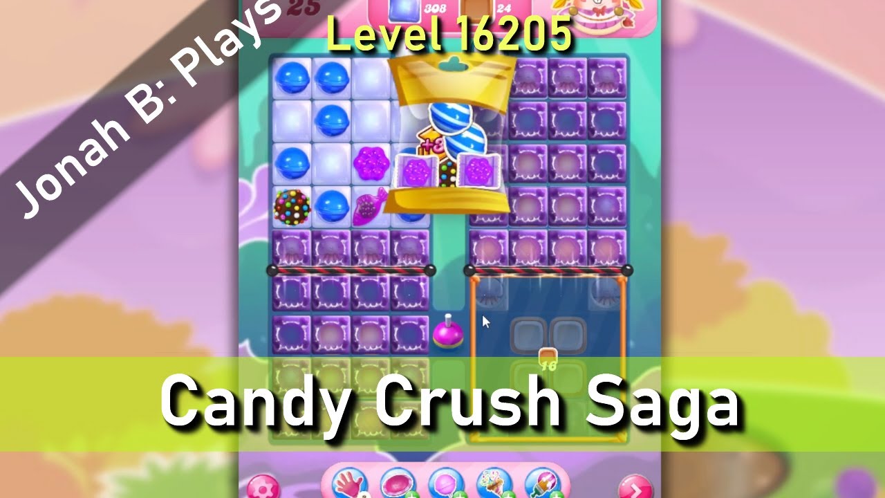 Candy Crush Saga Level 16205 - YouTube