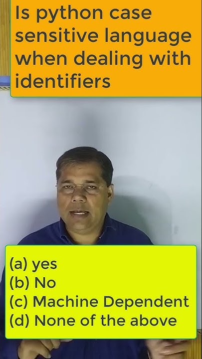 python programming language is case sensitive langugae or not - #shorts ...
