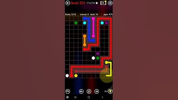 How To Solve Flow Free 11x14 Mega Mania Pack Level 301 Board Walk Through Solution Walkthrough