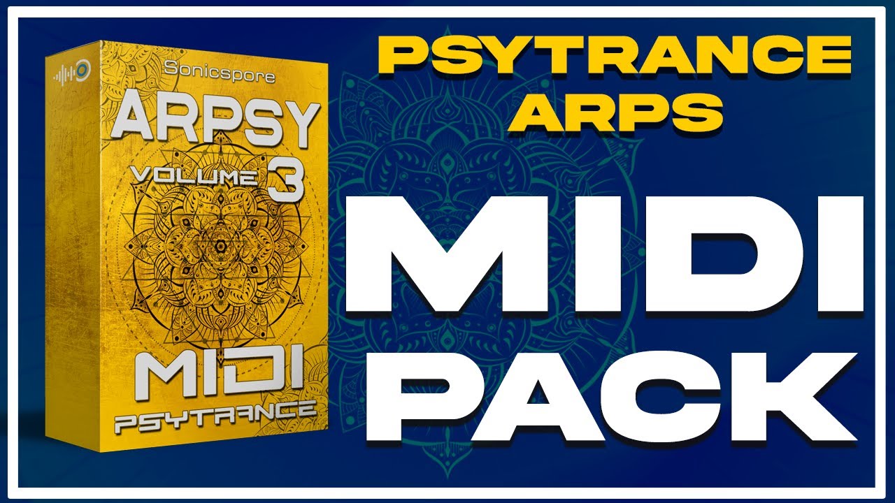 Psy trance Midi Pack | 🟨  ARPSY volume 3 🟨  | Psy trance Arpeggios