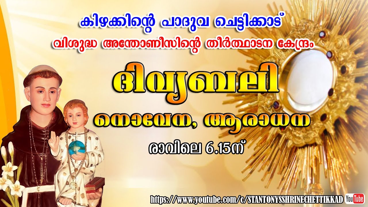 13 JANUARY 2026  ||  ദിവ്യബലി ||  ST. ANTONYS SHRINE CHETTIKKAD