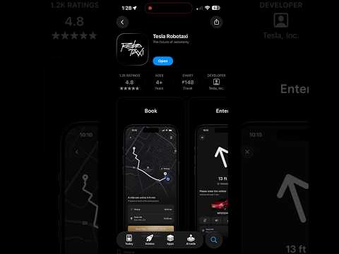 Tesla Robotaxi is HERE for iOS! Here’s how you can grab a ride #robotaxi #tesla