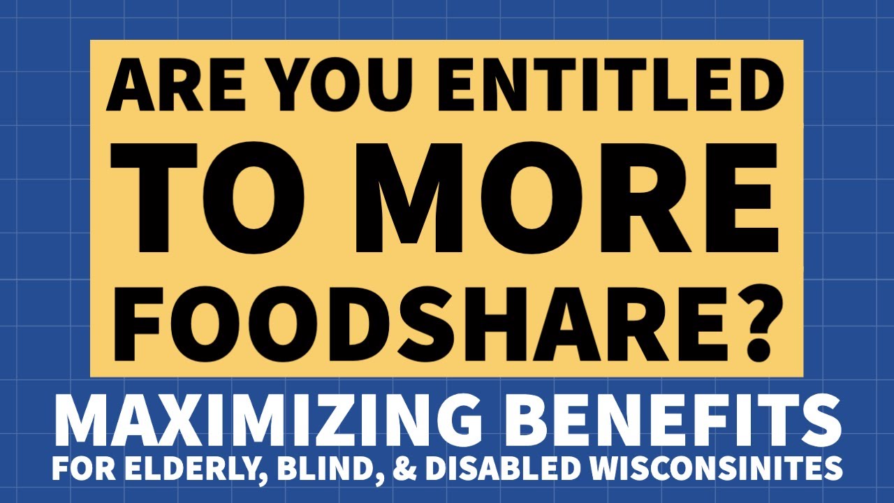 Are You Eligible for More FoodShare Benefits? YouTube