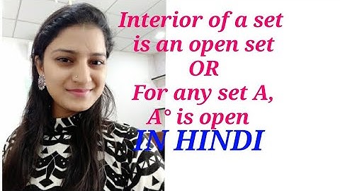 Interior of a set is an open set