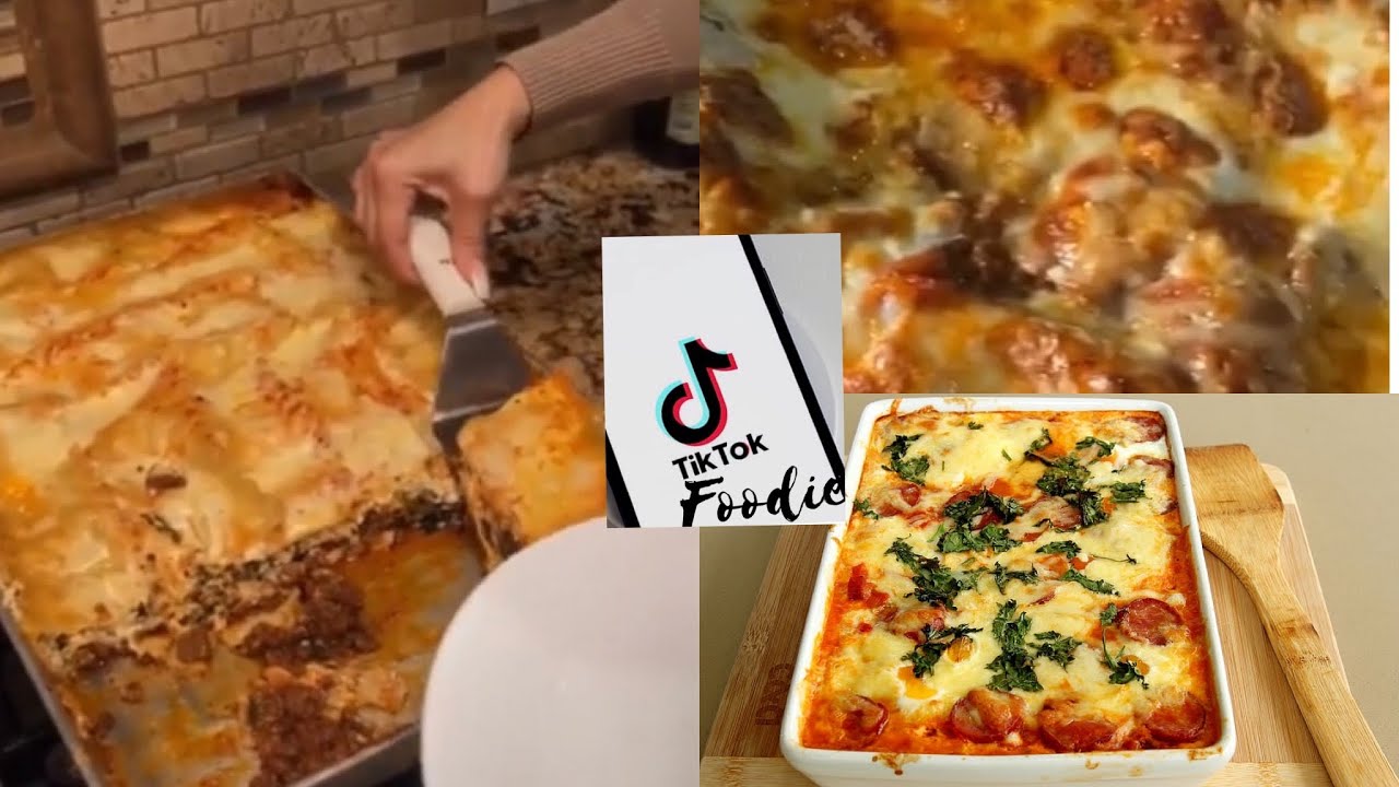 HOW TO MAKE LASAGNA TIKTOK COMPILATION YouTube