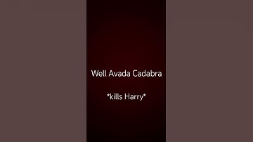 Avada Cradabra it’s simple🤌🏻#harrypotter #hogwarts #dracomalfoy #spells