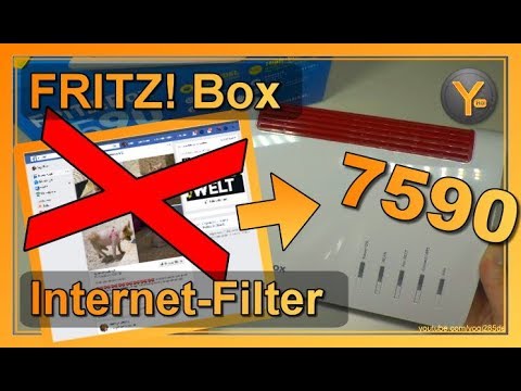 Avm Fritz Box 7590 Internet Filter Kindersicherung Einrichten Youtube
